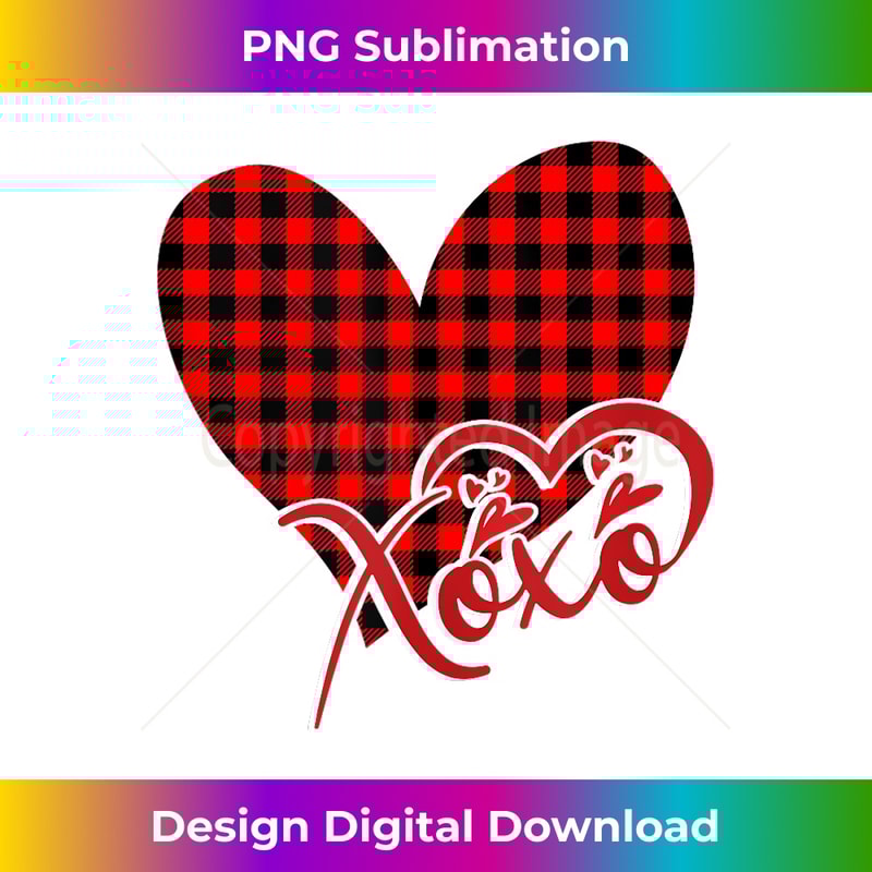 JB-20240128-11804_Red Buffalo Plaid Heart Valentine Day XOXO Girl 0220.jpg