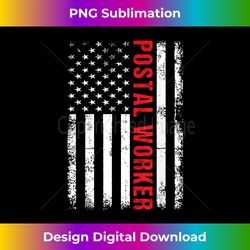 usa flag postal life mail carrier postal worker, mail lady - eco-friendly sublimation png download - reimagine your sublimation pieces