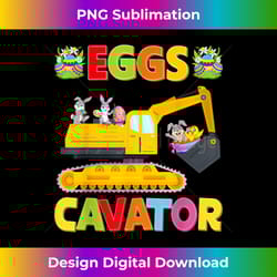 easter eggscavator clothing for toddlers easter bunny - eco-friendly sublimation png download - chic, bold, and uncompromising