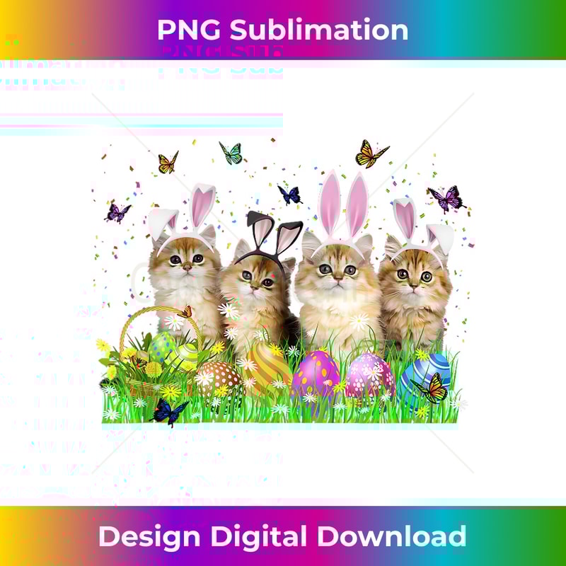 JQ-20240128-5049_Happy Easter Cute Kitten Cat Bunny Hunting Eggs 1425.jpg