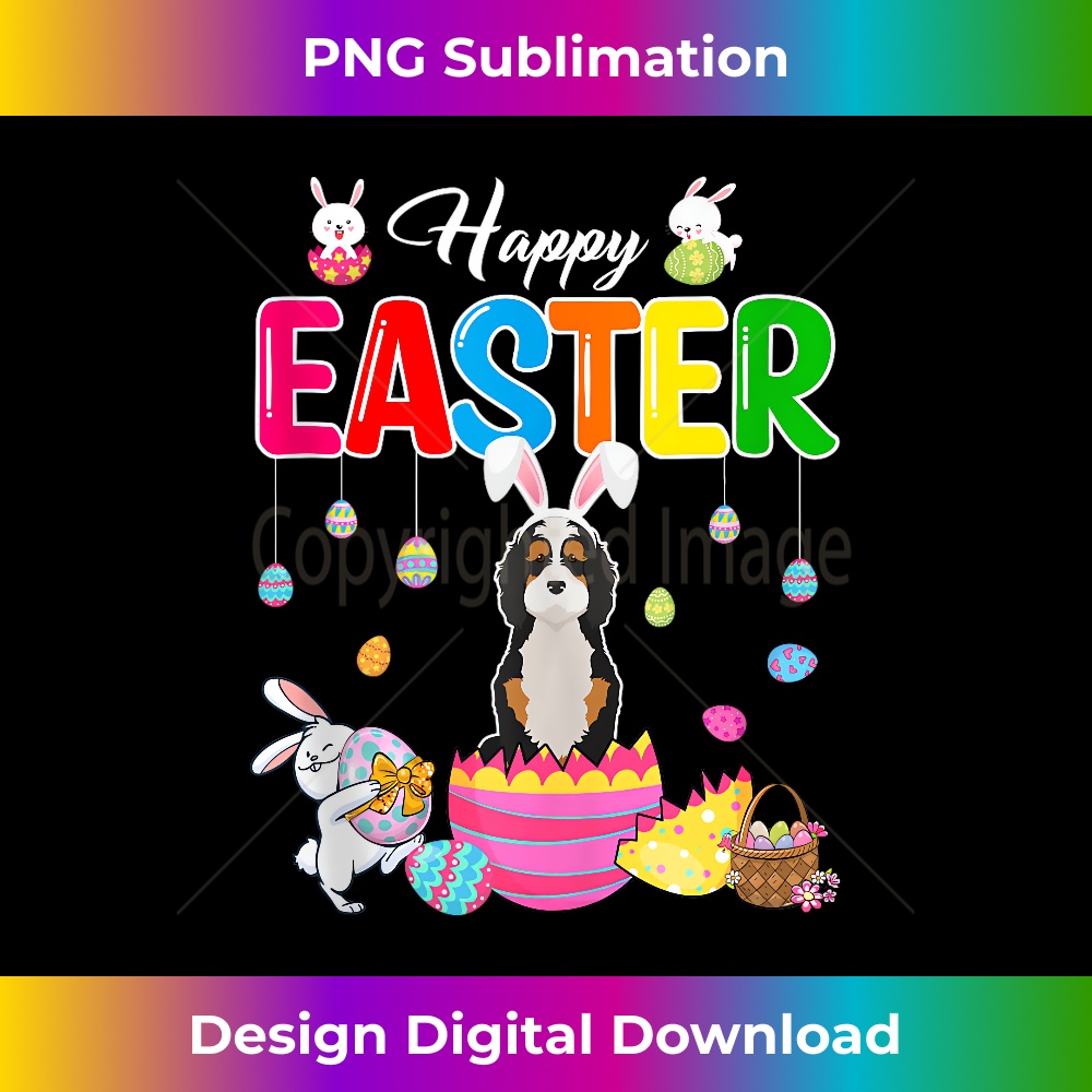 LU-20240128-4985_Happy Easter Bunny Bernedoodle Inside Chocolate Egg Basket  2093.jpg