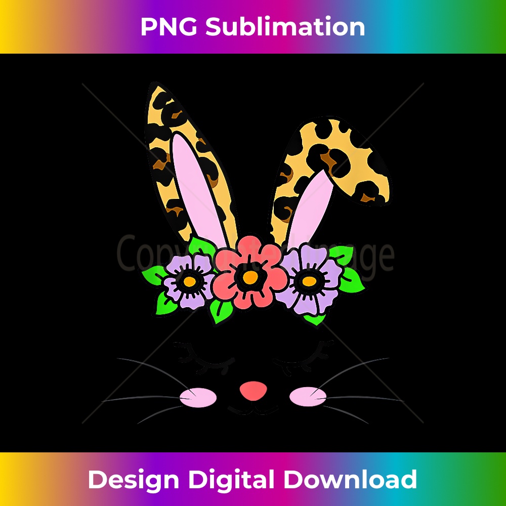 LW-20240128-875_Cute Bunny Rabbit Face Leopard Glasses Girl Happy Easter Day 0761.jpg