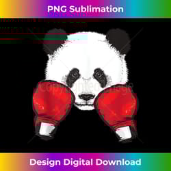 funny panda boxing cool animal lover gloves boxer fan - classic sublimation png file - access the spectrum of sublimation artistry