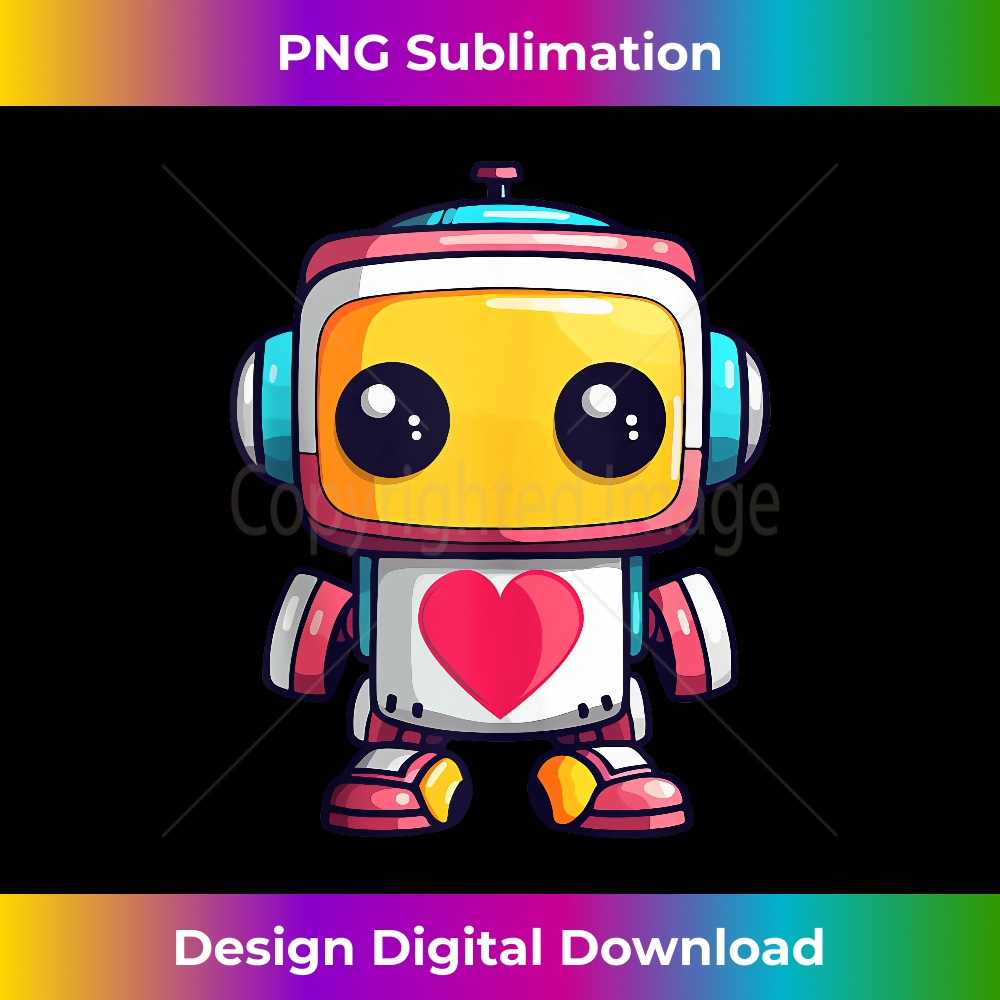 Robot Heart Valentine's Day Girls with Robo Design 2469.jpg