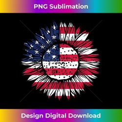 american flag sunflower graphic 4th of july plus size - vibrant sublimation digital download - rapidly innovate your art