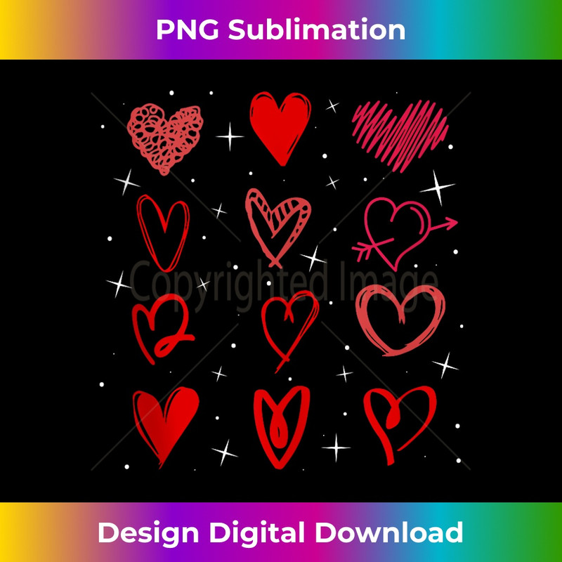 Hearts Pattern Valentines Day Cute Love V-Day Pajama  1277.jpg