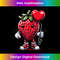 Strawberry Heart Balloon Valentine's Day Cute Valentine  2614.jpg