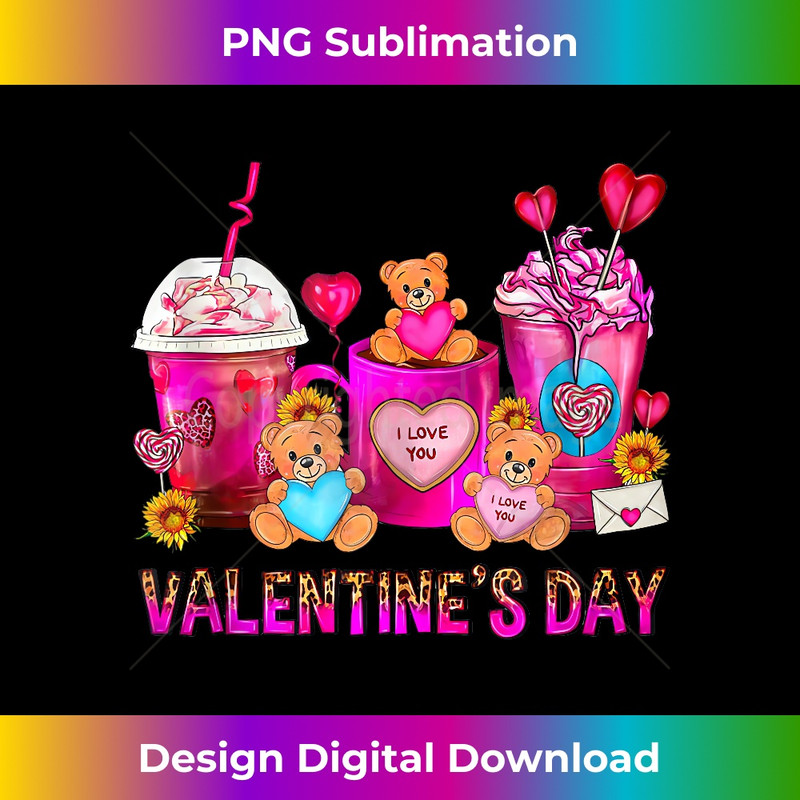 Valentines Day Coffee Lovers Heart Cream Latte Iced Coffee 0786.jpg