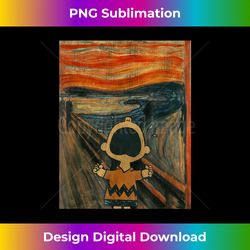 peanuts charlie brown scream artsy - sleek sublimation png download - striking & memorable impressions