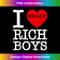 I Heart Love My Rich Boys Funny Valentines Couple Day BF GF 1332.jpg