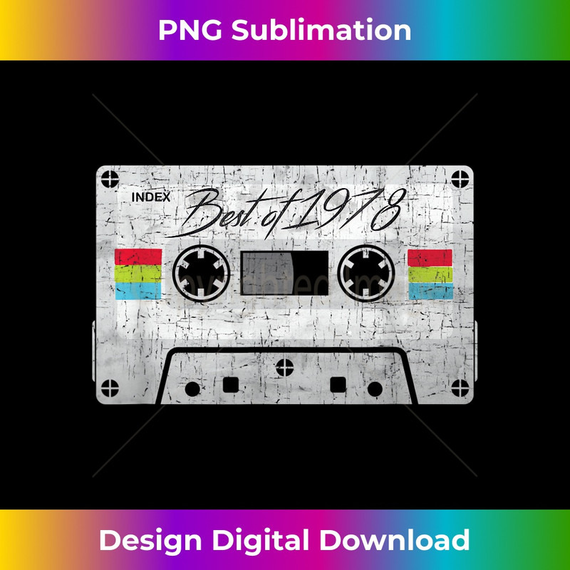 Vintage Best of 1978 70s mixed tape cassette DJ 0519.jpg