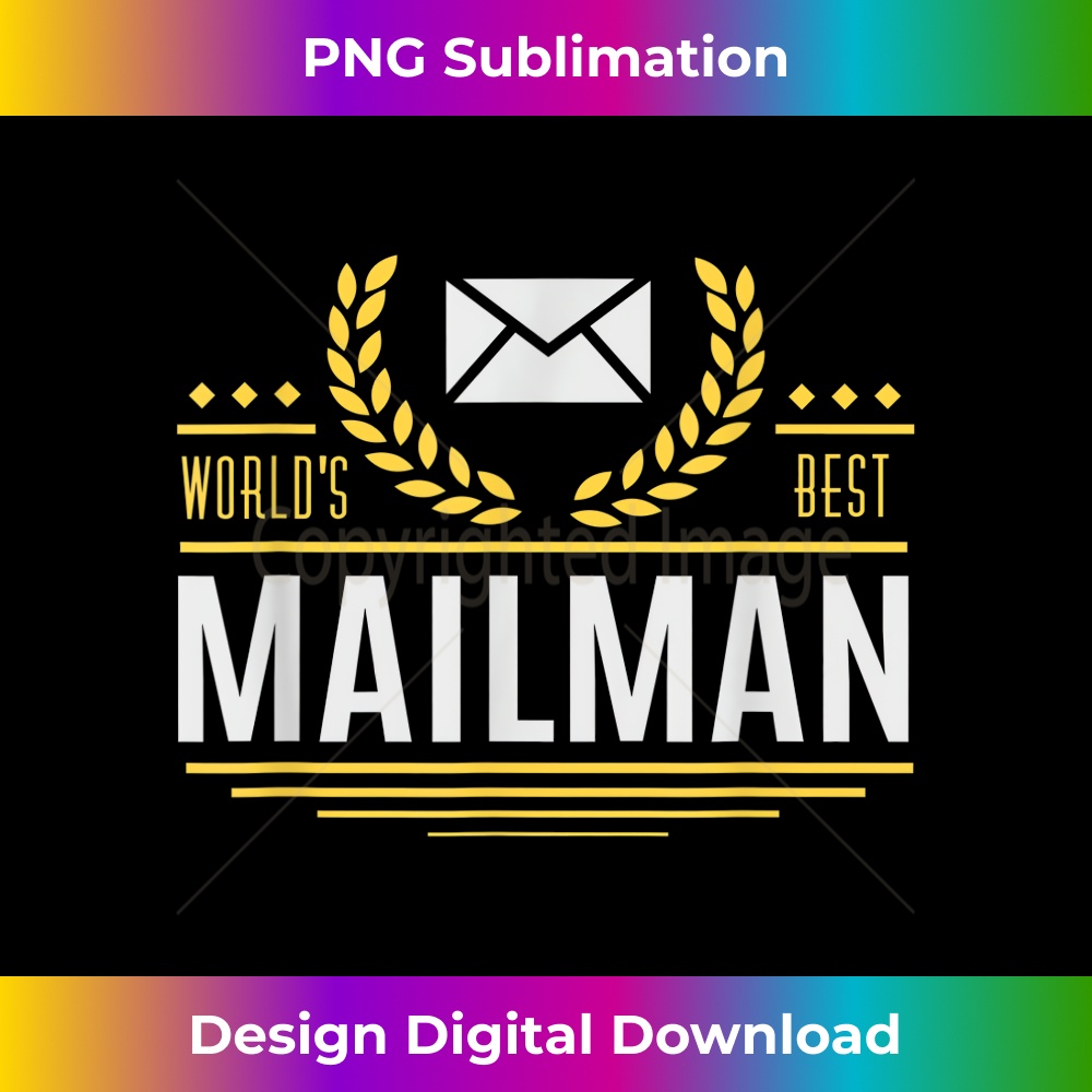 FUNNY WORLD'S BEST MAILMAN SHIRT Postman Post Office  0922.jpg