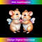 Hamsters Lovers Couple Kissing Cute Heart Valentine's Day  0795.jpg
