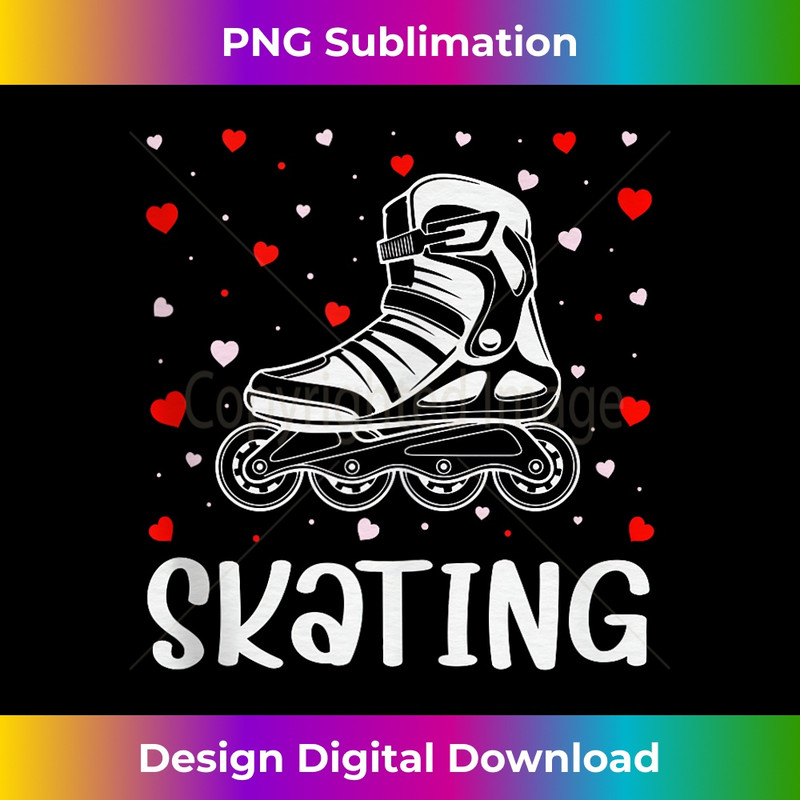 Red Heart Cupid Love Graphic Skating Lover Valentine Day 2305.jpg