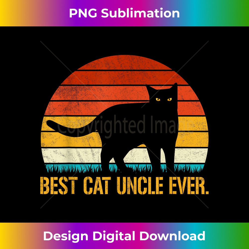 Best Cat Uncle Ever Vintage Retro Cat Kitten Lover 0166.jpg