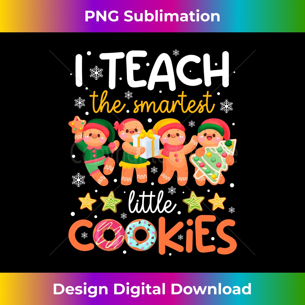 I Teach The Smartest Little Cookies Teacher Christmas Pajama 1751.jpg