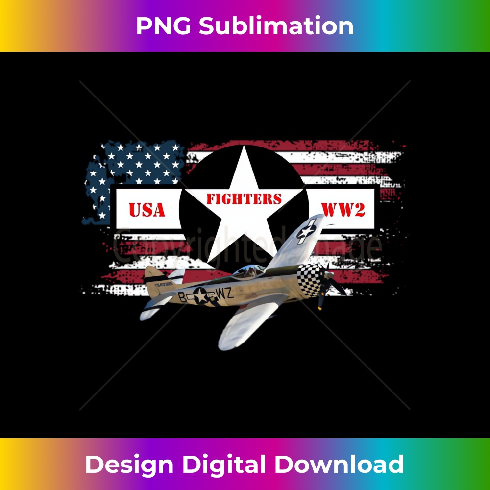 World War 2 USA Fighter Plane Air War Collection Graphic  2404.jpg