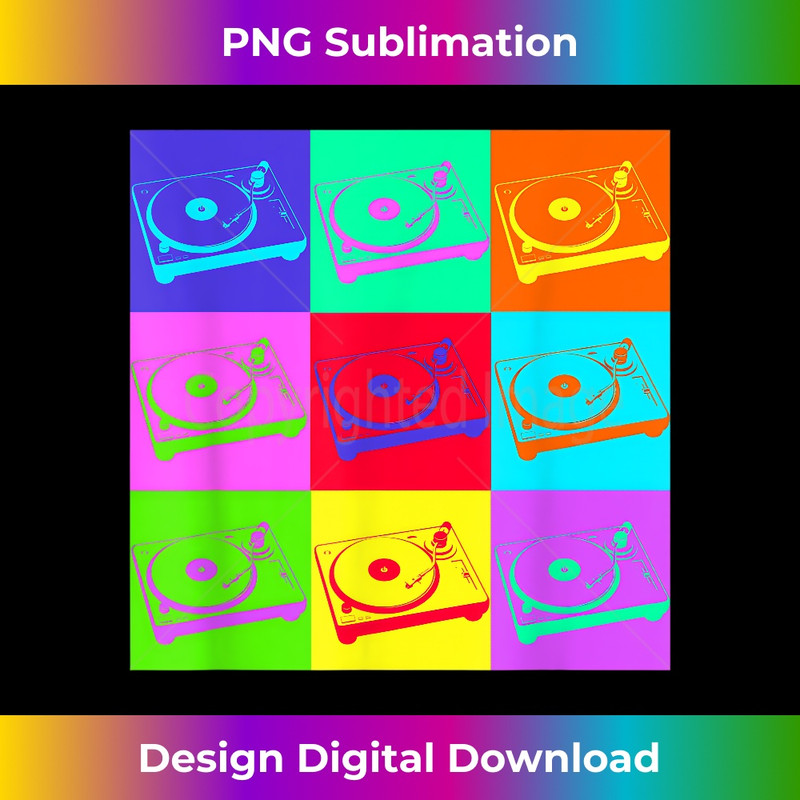 Color Turntable - Vinyl Record - Colorful Music Pop Art 0050.jpg