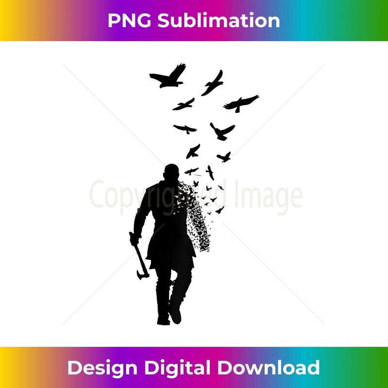 Viking Ragnar Lodbrok Journey to Valhalla PRINT ON BACK 2461.jpg