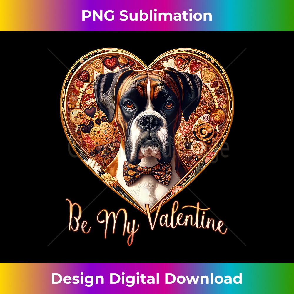 Funny Be My Valentine Dog Heart Paw Love Day - Boxer 0715.jpg
