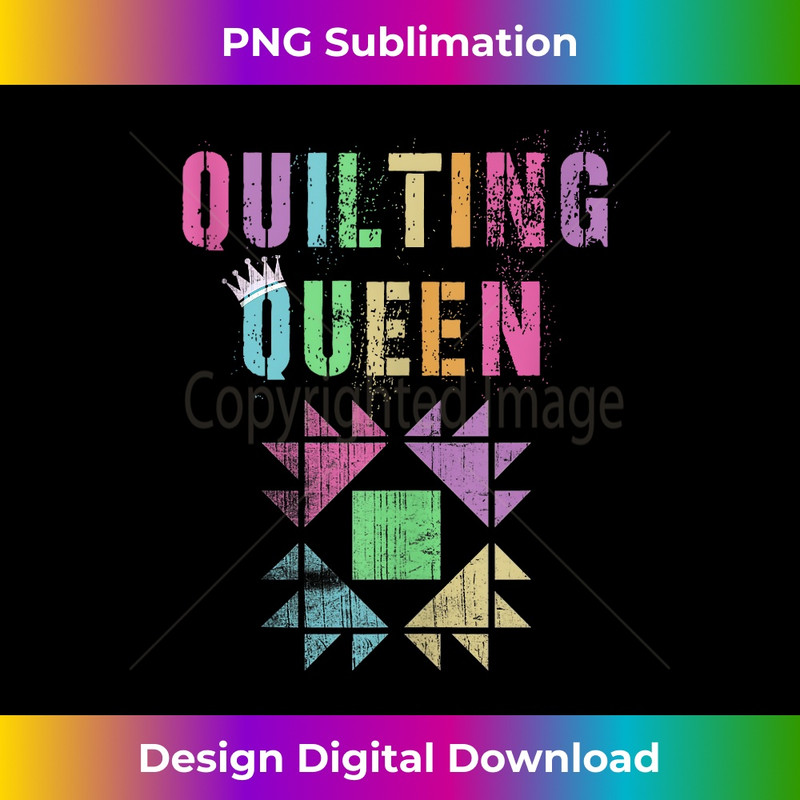 Vintage QUILTING QUEEN Love It to Pieces Sewing Saying Quilt  1344.jpg