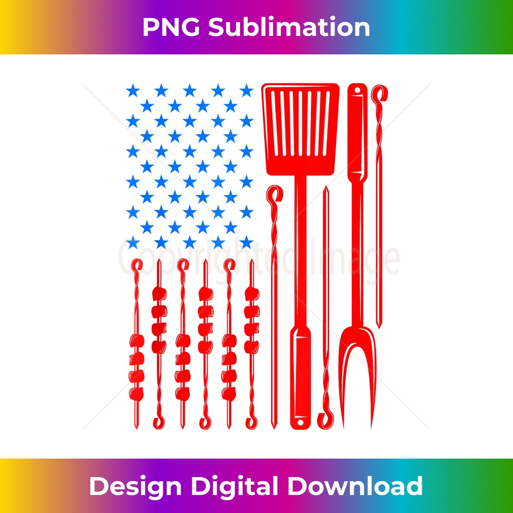 Barbecue Son Dad Husband Fathers Day Funny American Flag 0284.jpg