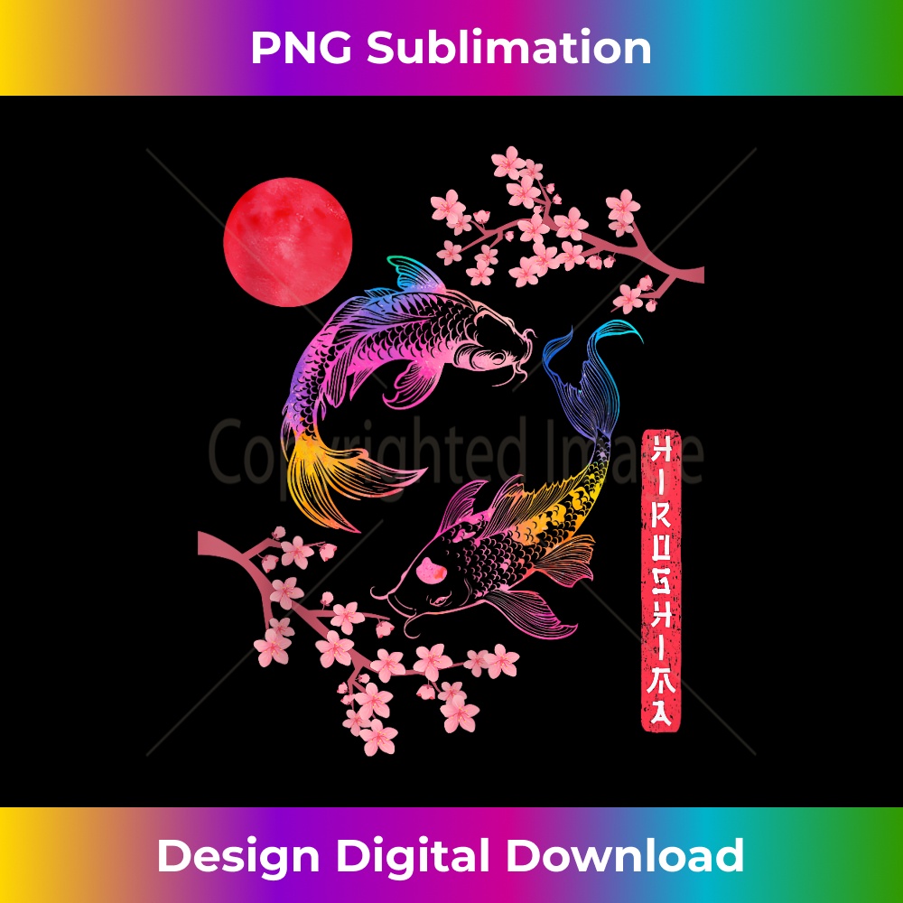 Koi Fish Carp Cherry Blossom Japanese Sun Rainbow Hiroshima  0041.jpg
