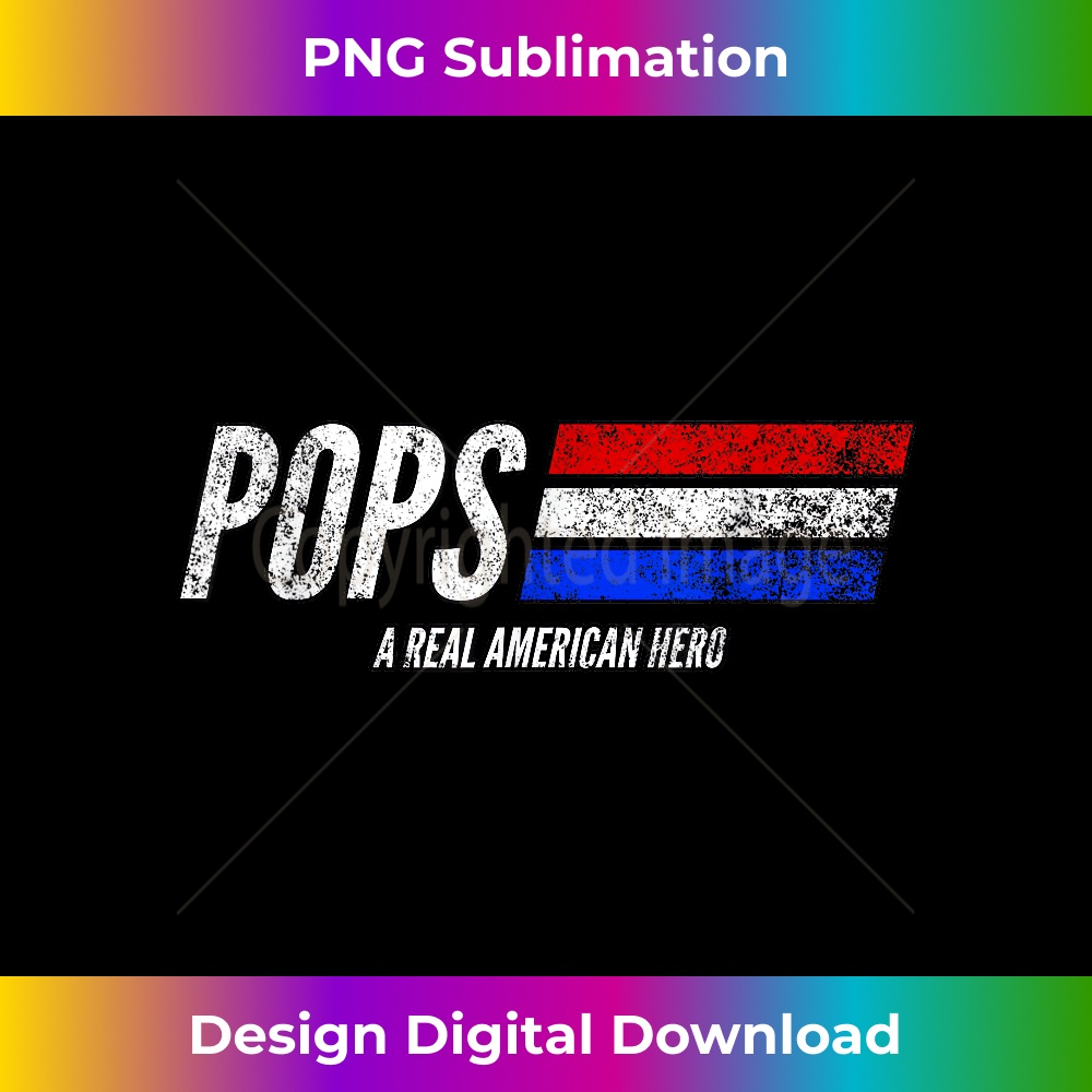 Vintage Pops A Real American Hero Distressed American Flag 2003.jpg