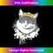 Pop Art Cat Princess T Cute Kitty with Crown Queen 1512.jpg