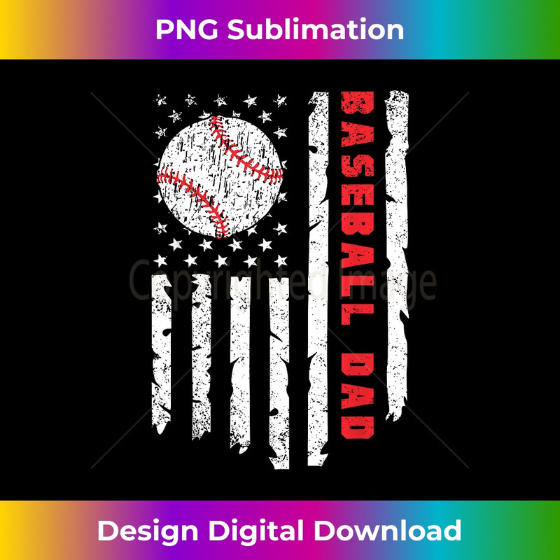 Baseball DAD USA American Flag Patriotic Dad Father's Day 0284.jpg