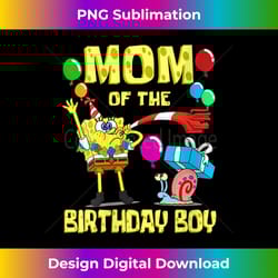 mademark x spongebob squarepants - s spongebob mommy of the birthday boy theme party - classic sublimation png file - en