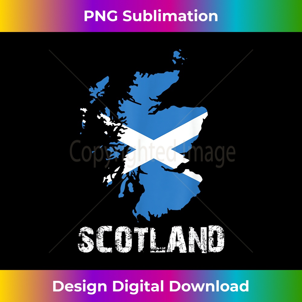 Vintage Map Scotland Flag Scotish Flag Scotish Citizenship 0963.jpg