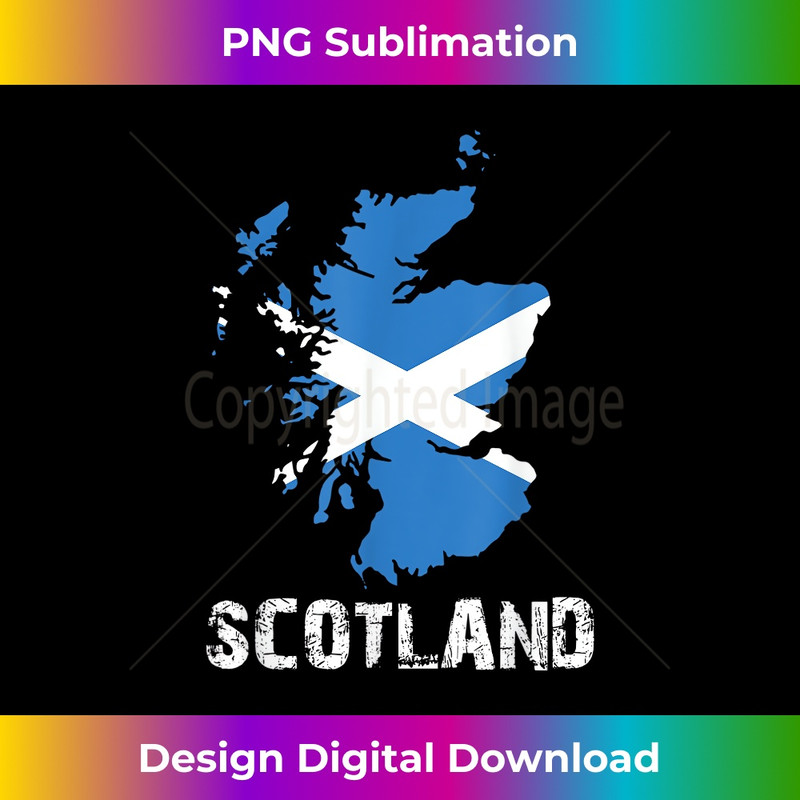 Vintage Map Scotland Flag Scotish Flag Scotish Citizenship 0963.jpg