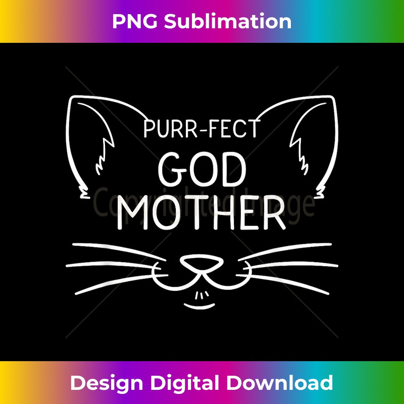 Purr-fect Godmother Funny Cat Lover Grandmother Kitty Owner 0297.jpg