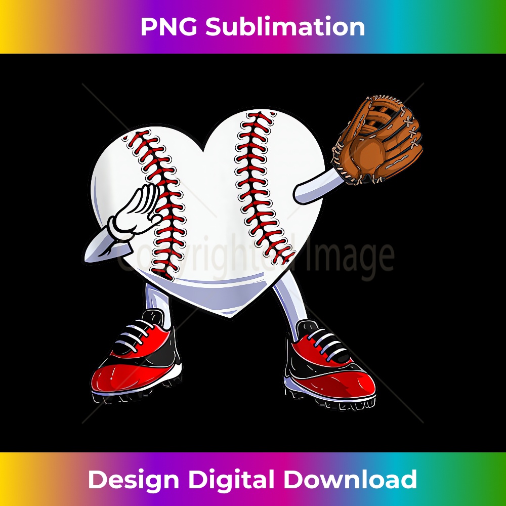 Baseball Heart Valentines Day Boys Dabbing Baseball Catcher 0183.jpg