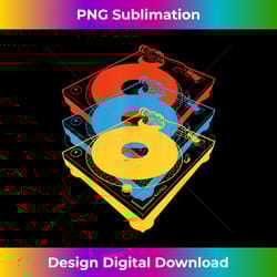 turntable record player - bohemian sublimation digital download - pioneer new aesthetic frontiers