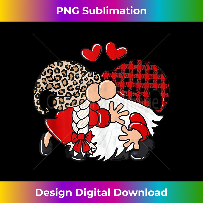 Red Buffalo Plaid And Heart Balloons - Valentines Day Gnome  2069.jpg