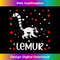Red Heart Cupid Love Graphic Lemur Lover Valentine Day 2214.jpg