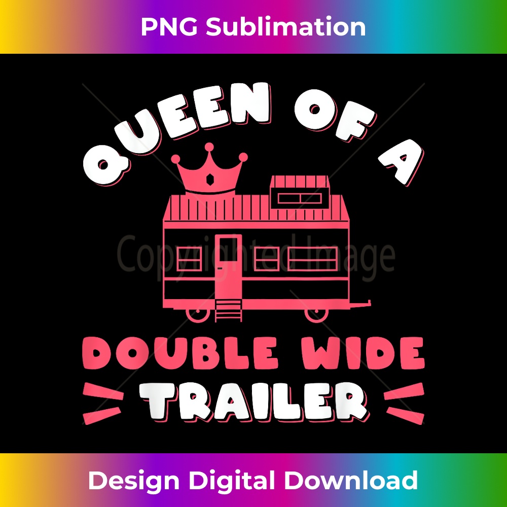 Motorhome RV Camping Camper Queen Of A Double Wide Trailer 1328.jpg