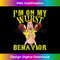 I'm On My Wurst Behavior BBQ Grill Sausage Beer Oktoberfest 0140.jpg