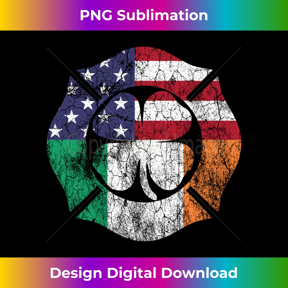 St. Patrick's Day Firefighter Irish American Flag 2151.jpg