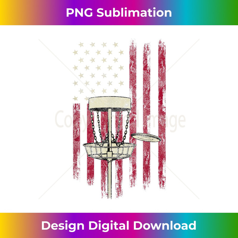Disc Golf Vintage American Flag 4th Of July 0533.jpg