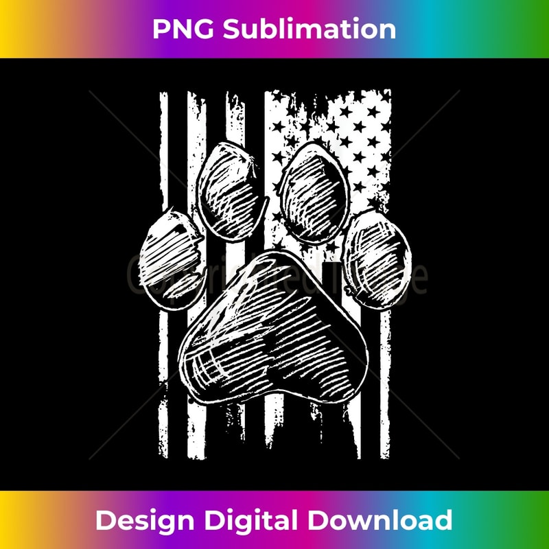 Dog Paw American Flag Police Military K9 USA Flag 0554.jpg