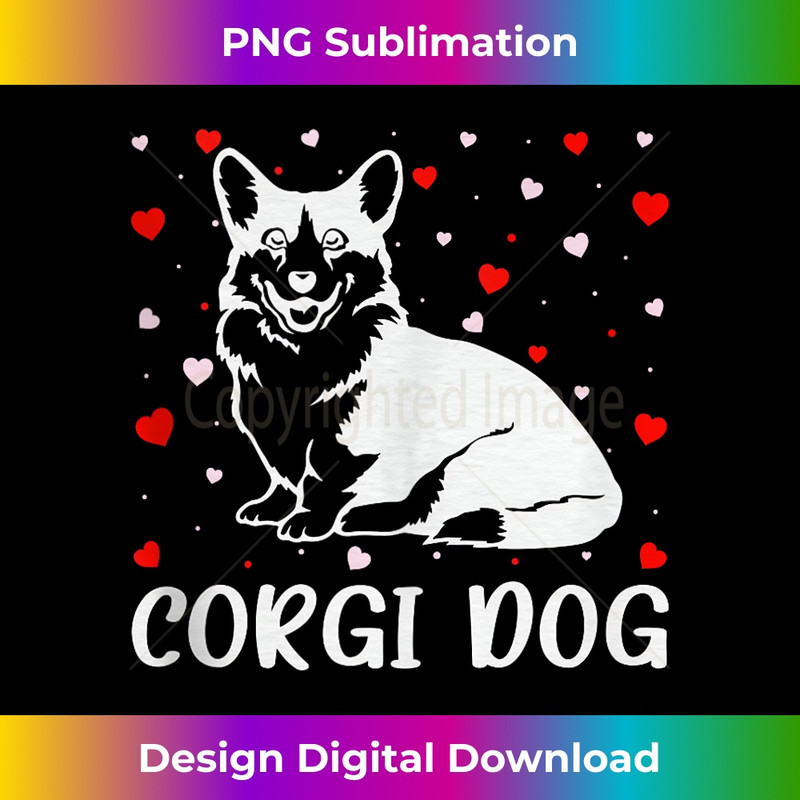 Red Heart Cupid Love Graphic Corgi Dog Lover Valentine Day 2153.jpg