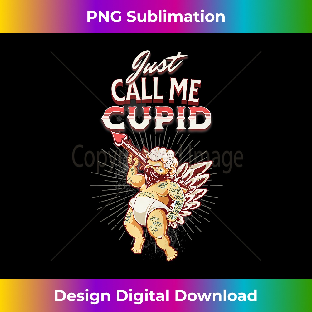 Fun Valentines Day Just Call Me Cupid Baby Love Heart Arrow  0609.jpg