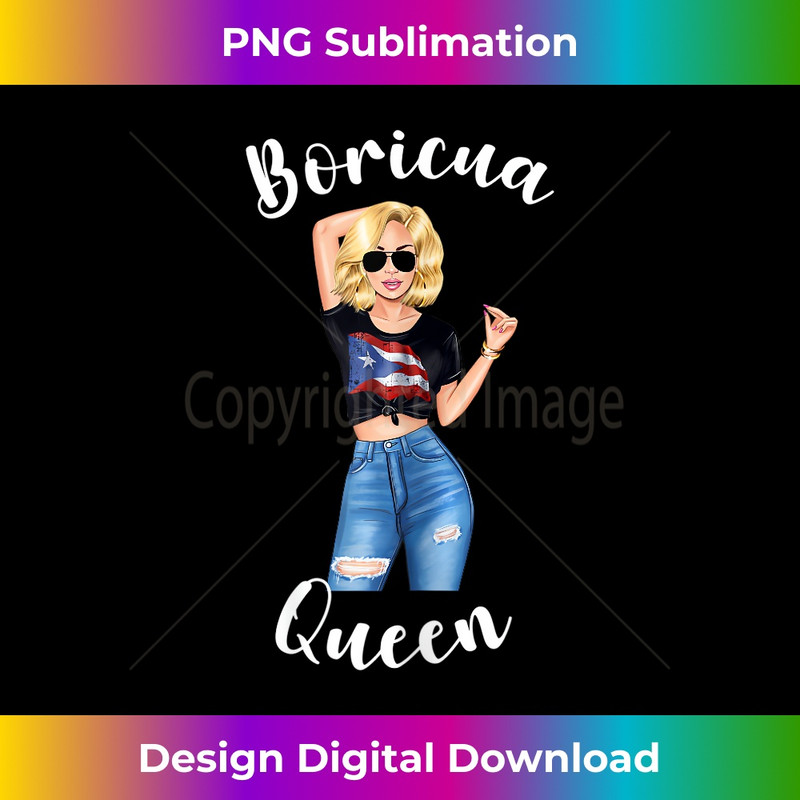 s Blonde Boricua Queen Puerto Rico Woman Mom Hoops Earrings 0969.jpg