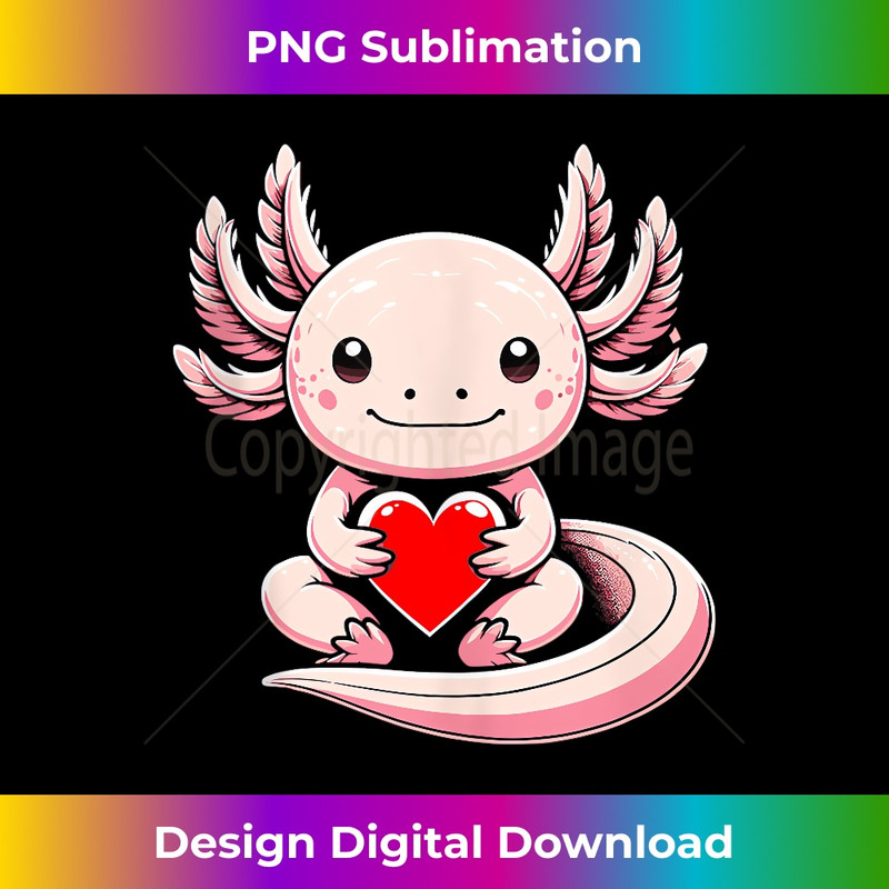 Axolotl Holding Heart Valentine's Day Cute Valentine  0170.jpg