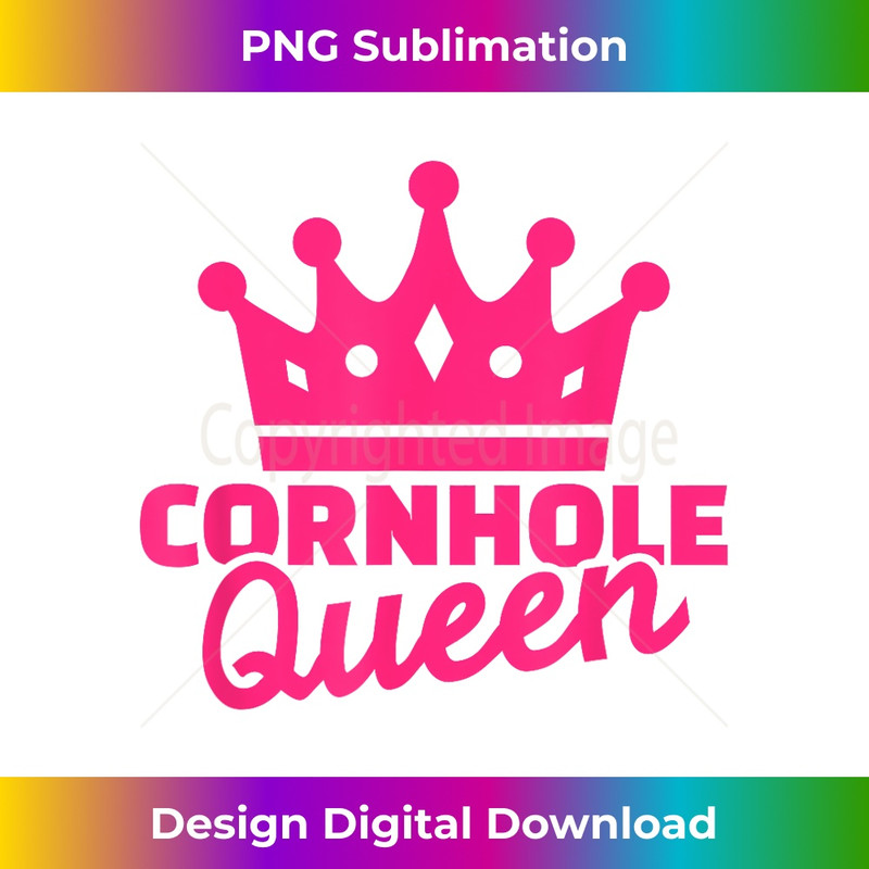 Cornhole Queen - Pink College Corn Hole Game 0555.jpg