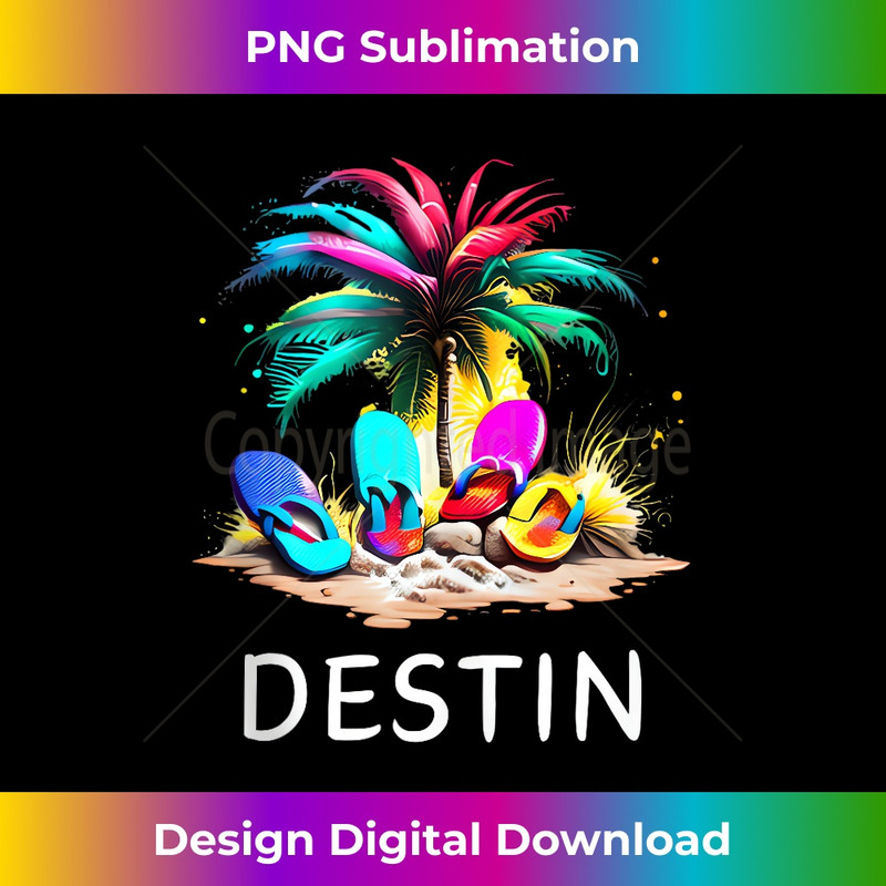 Destin Florida Palm Tree Beach Flip Flops  0070.jpg