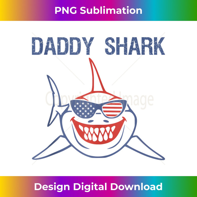 USA Flag American Daddy Shark Tank Patriotic Funny Bro 2228.jpg